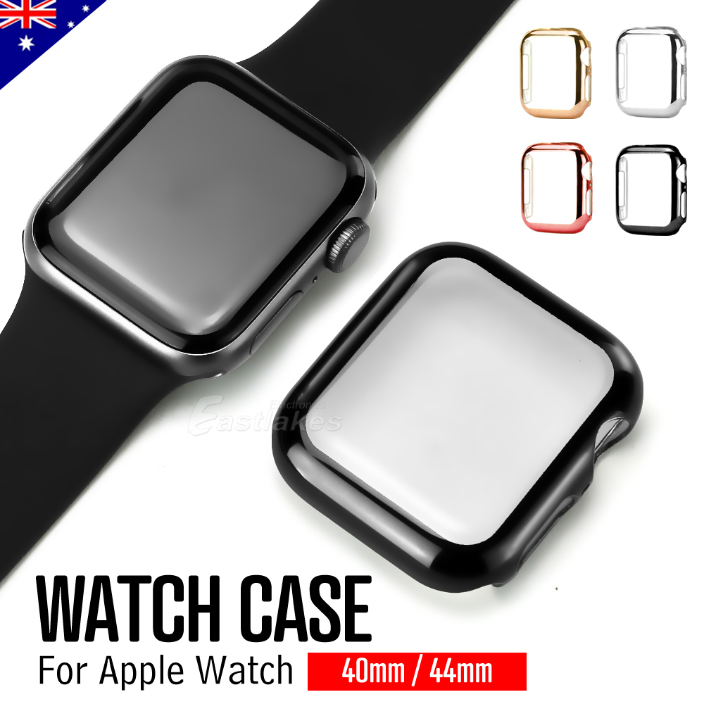 For Apple Watch 6 Se 5 4 40 44mm Full Case Cover Built In Glass Screen Protector Ebay